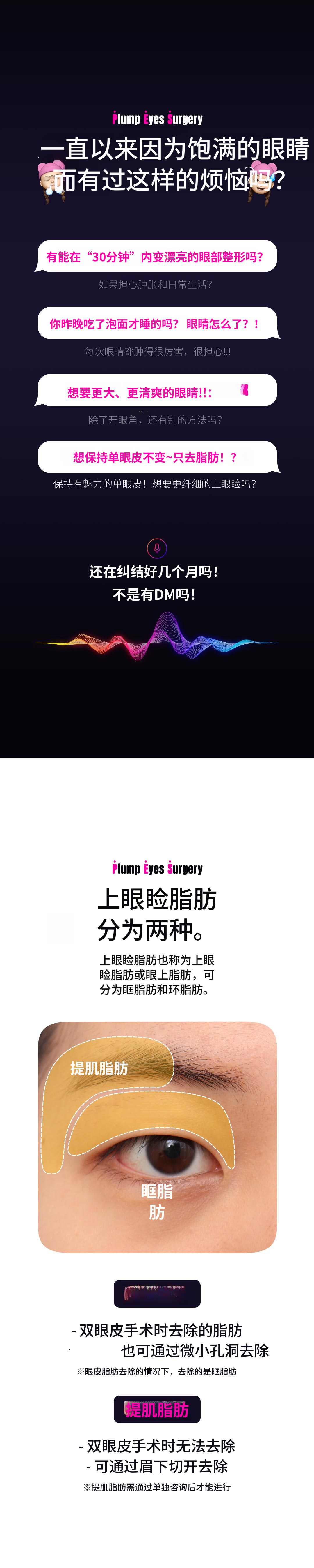 DM眼睑脂肪去除