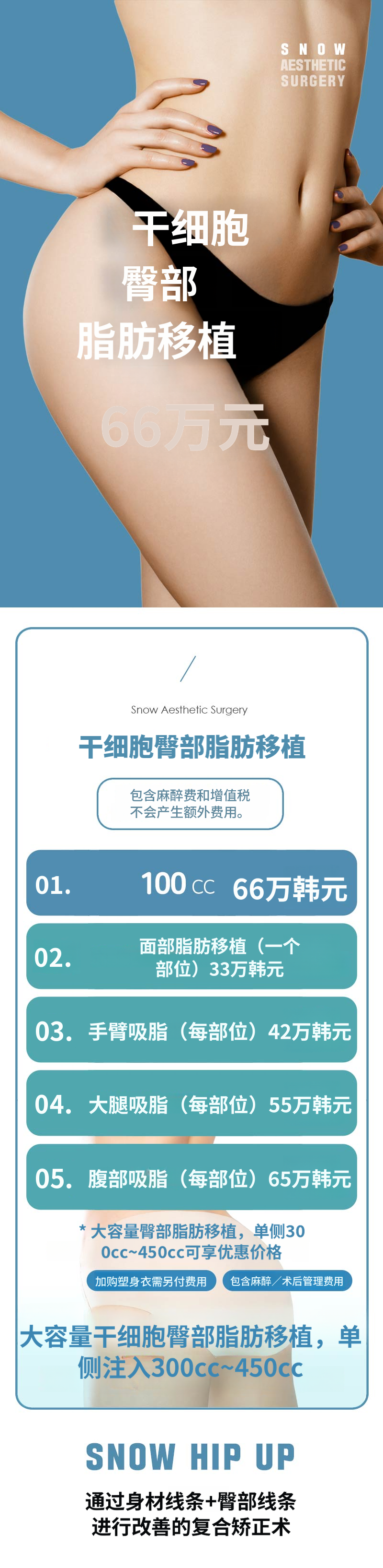 干细胞提臀自体脂肪移植