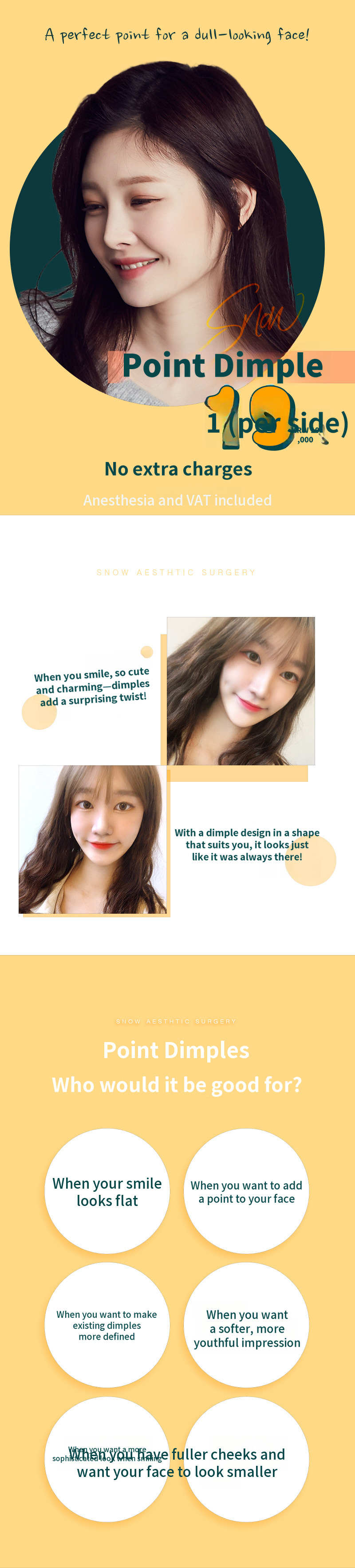 Non-Incisional Point Dimple