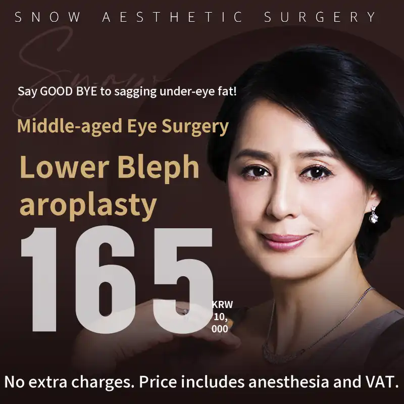 Middle-aged Eyelid Surgery Lower Blepharoplasty