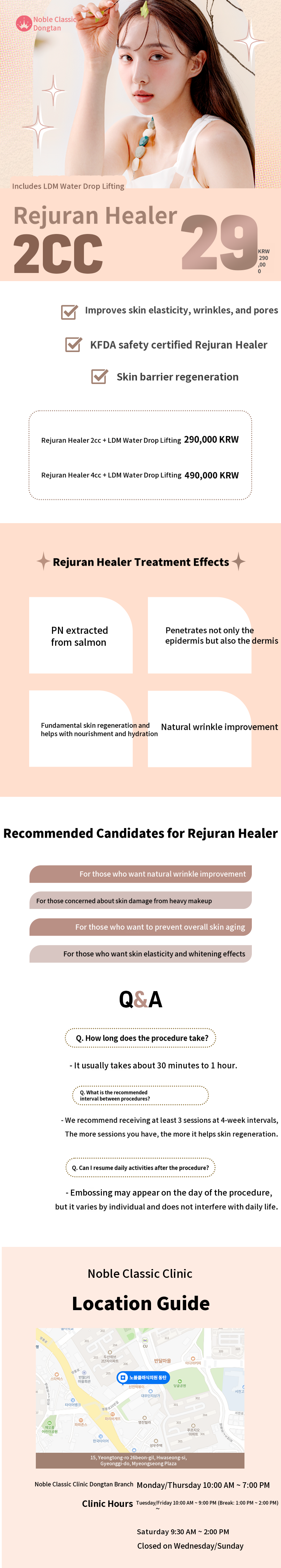 Rejuran Healer + Droplet Lifting Event