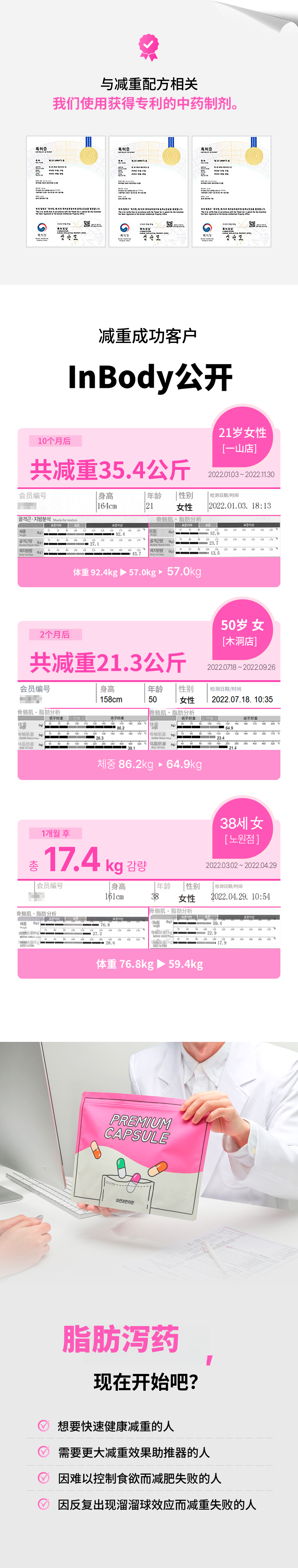 诺原)自然与韩医院 脂肪药方