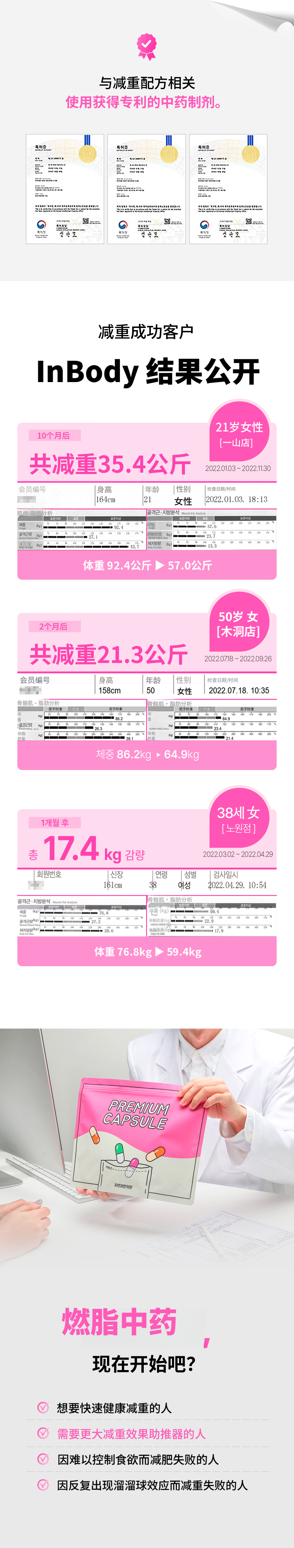 千户)自然与韩医院 脂肪药方