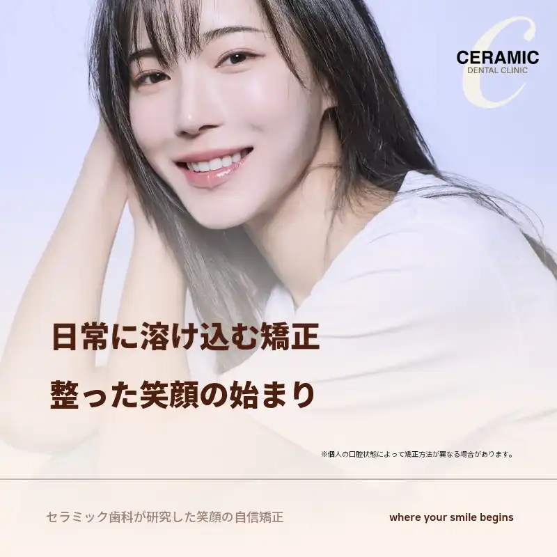 ★手術なしで顔のライン+歯の矯正=月15★