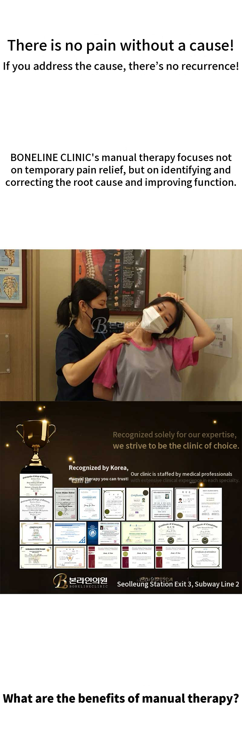 Inquire about manual therapy