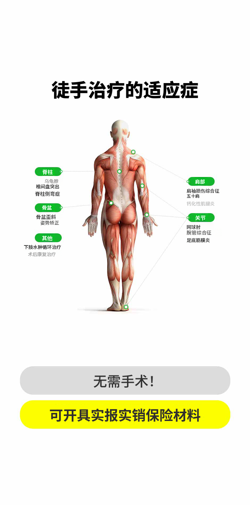 改善疼痛原因的手法治疗