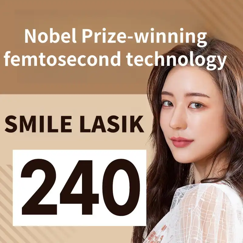 Smile LASIK (Upgraded Version) Same-Day Examination and Surgery