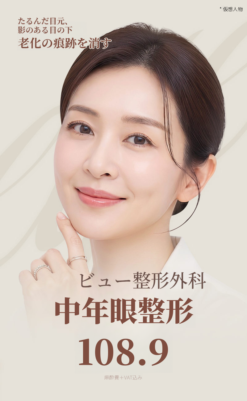 ❤️ビュー❤️中高年の目元整形