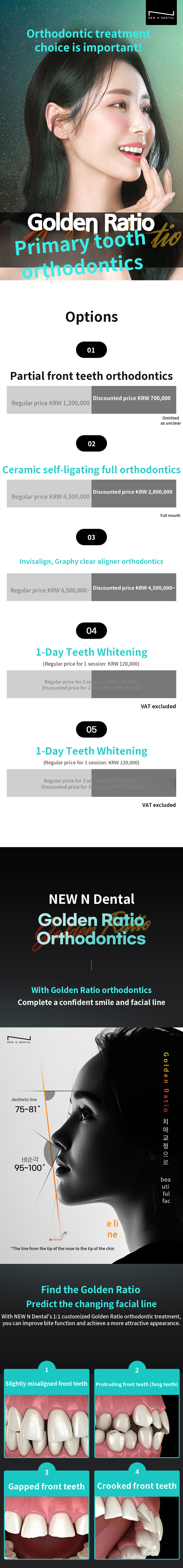 Golden Ratio Dental Alignment
