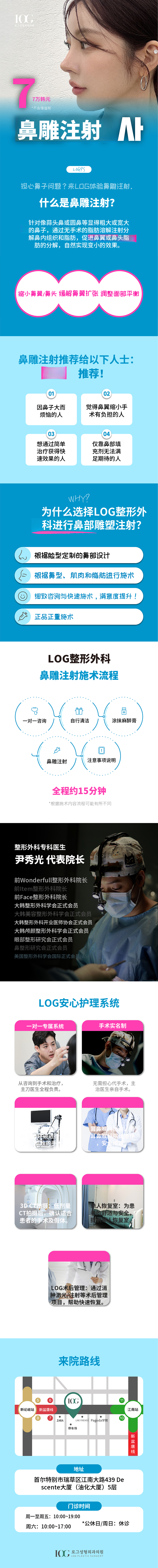 LOG鼻雕注射