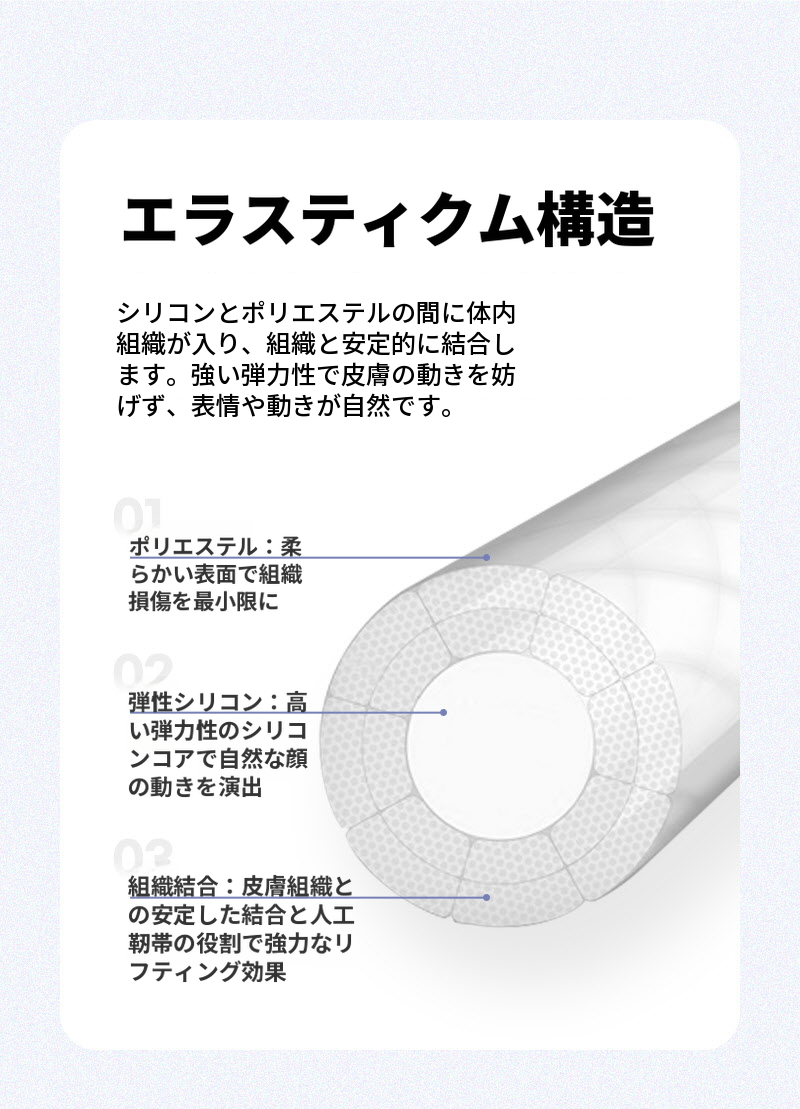 ❤️ビュ❤️エラストキュム糸リフティング