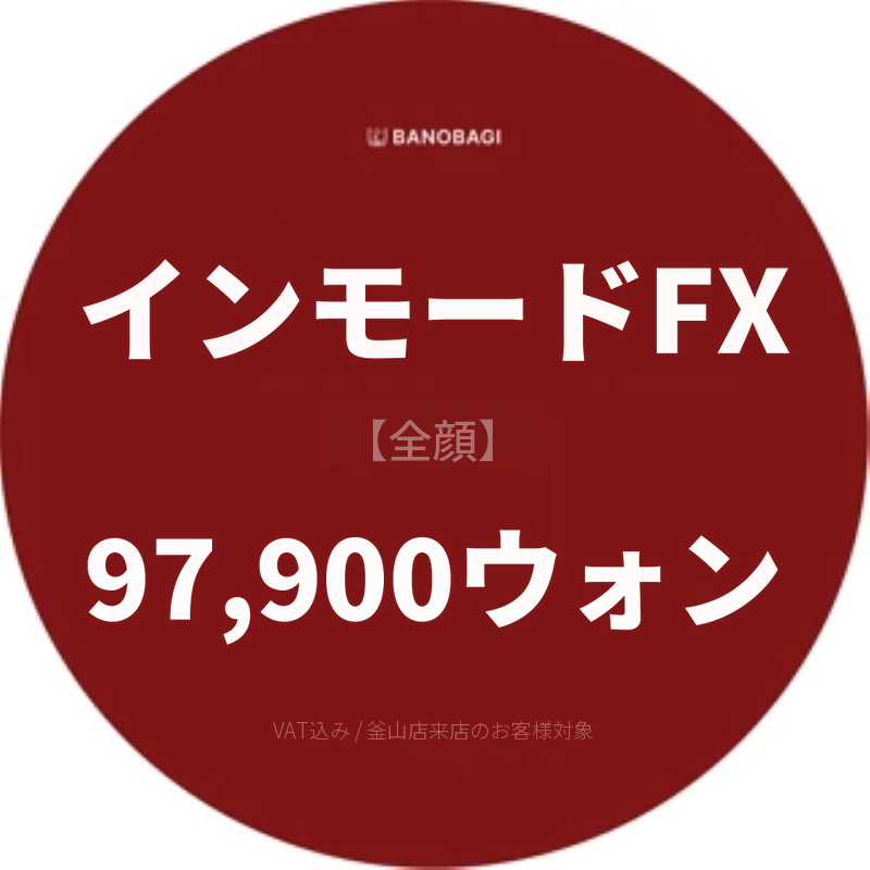 インモードFX 全顔