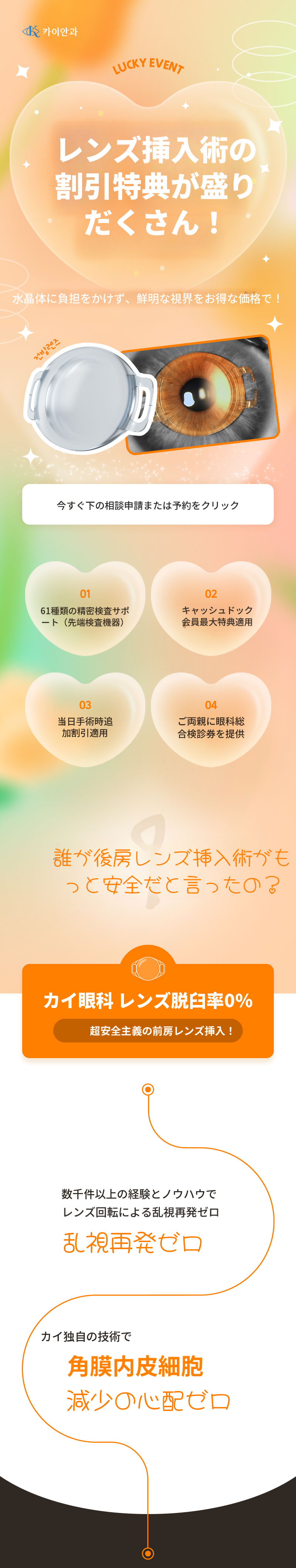 最も安全なガイドレンズ挿入手術