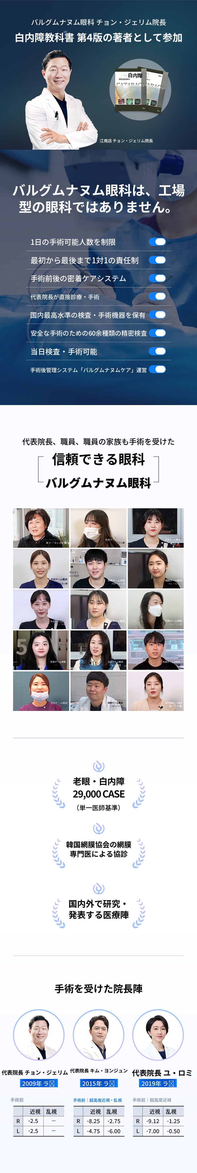 視力に青春を　老眼白内障手術