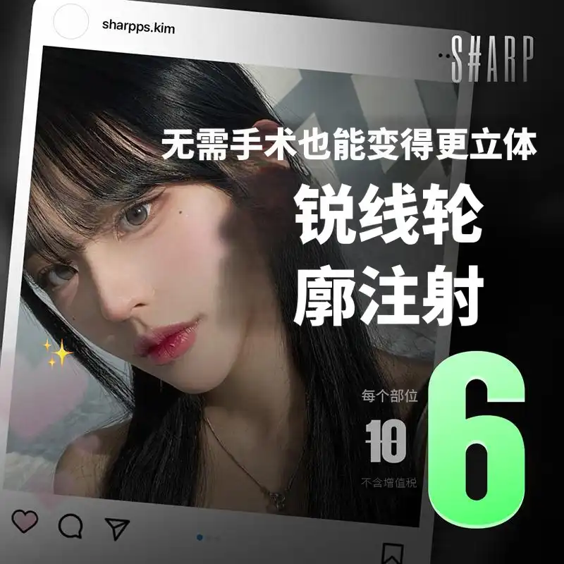 精致线条轮廓注射单部位