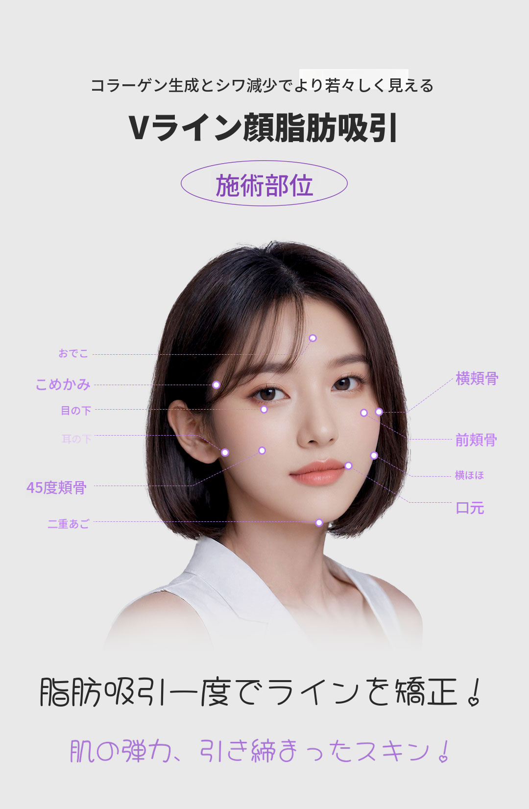Vライン顔脂肪吸引