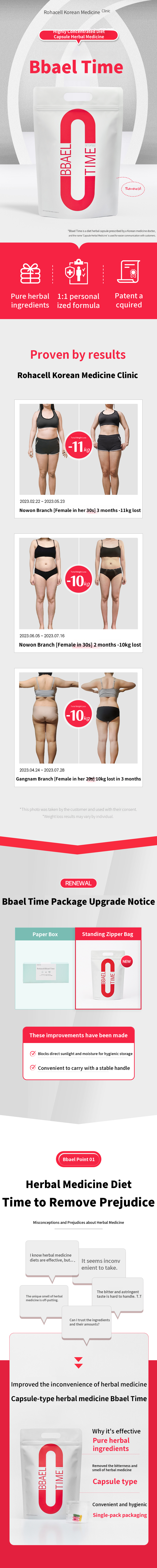 Rohasel Korean Medicine Diet Pel-Time Prescription