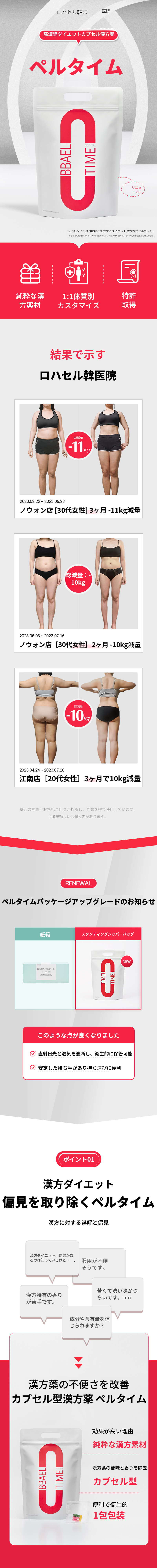 ロハセル漢方医院 ダイエット抜けタイム処方