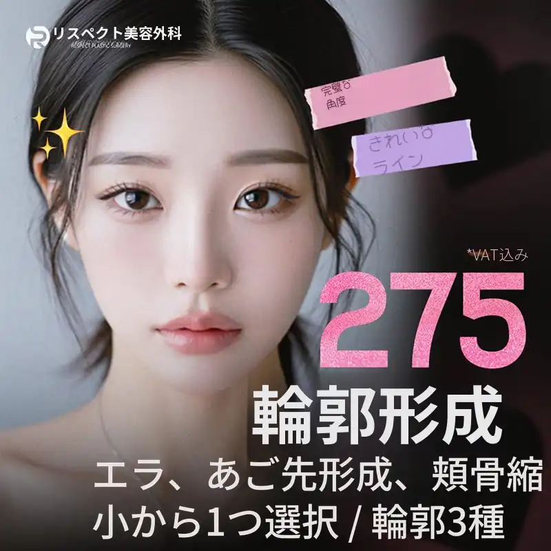 リスペック輪郭顔の輪郭