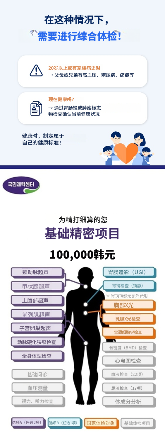 基础精密检查（健康检查）