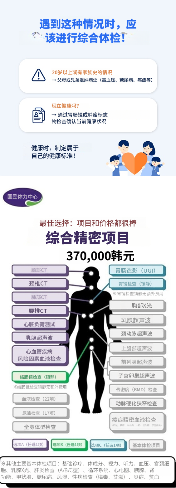 综合精密检查（健康检查）