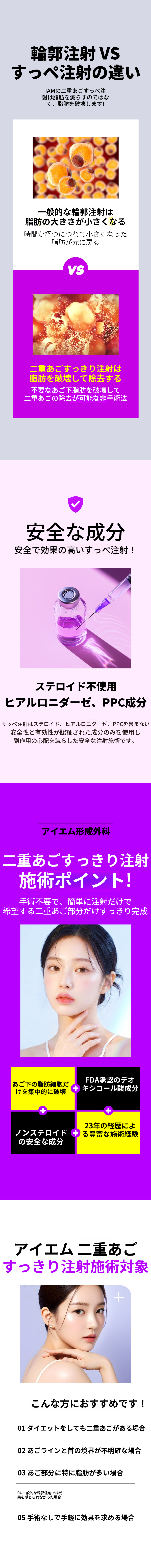 アイム ダブル チン 脂肪破壊 インジェクション & あご下脂肪注射