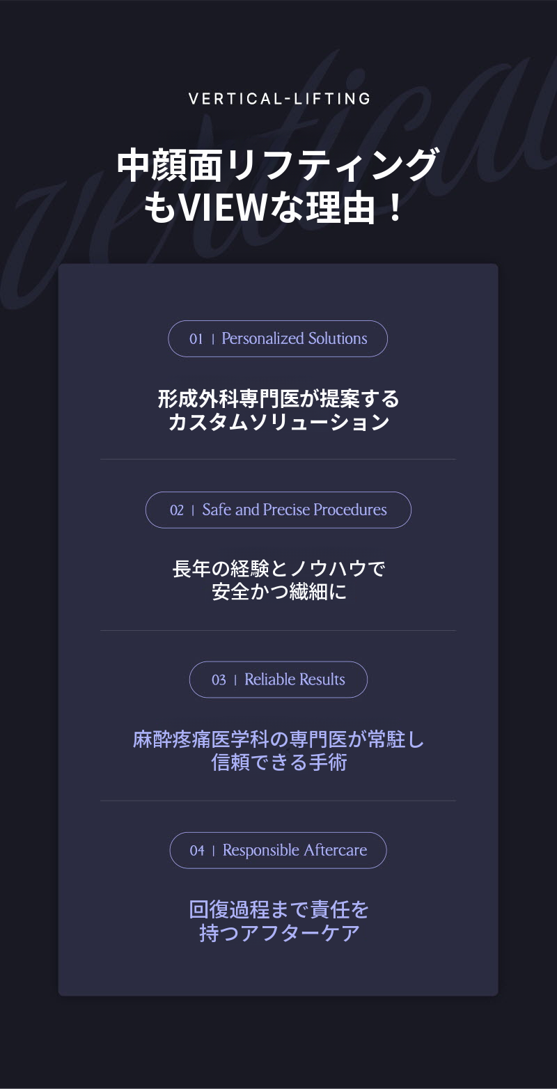 ❤ビュ❤中顔面垂直リフティング