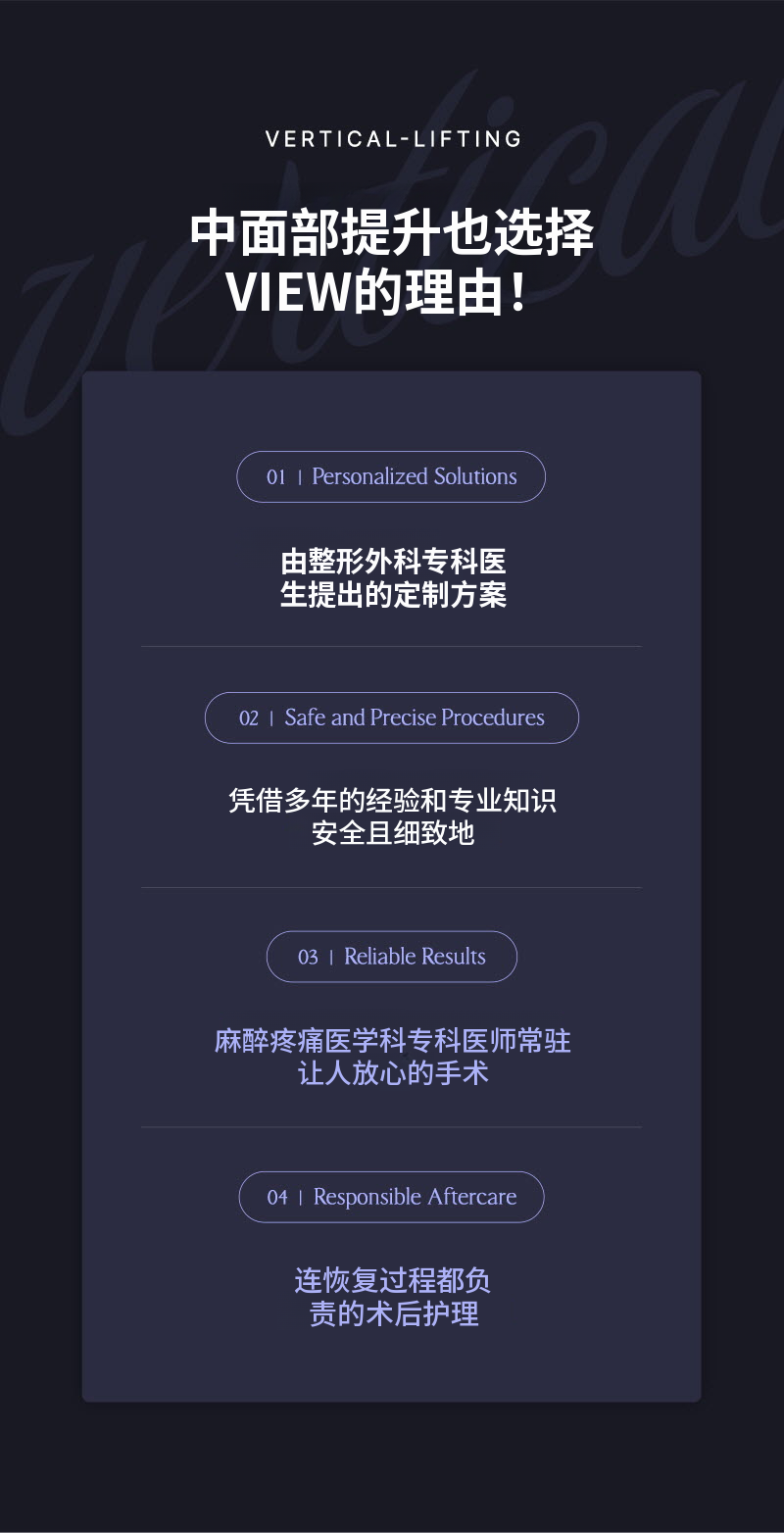 ❤视线❤中面垂直提升