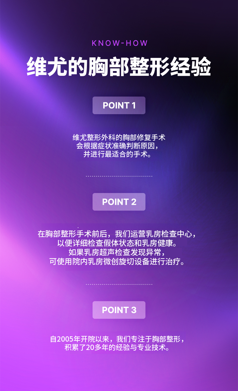 ❤维尤❤胸部修复手术