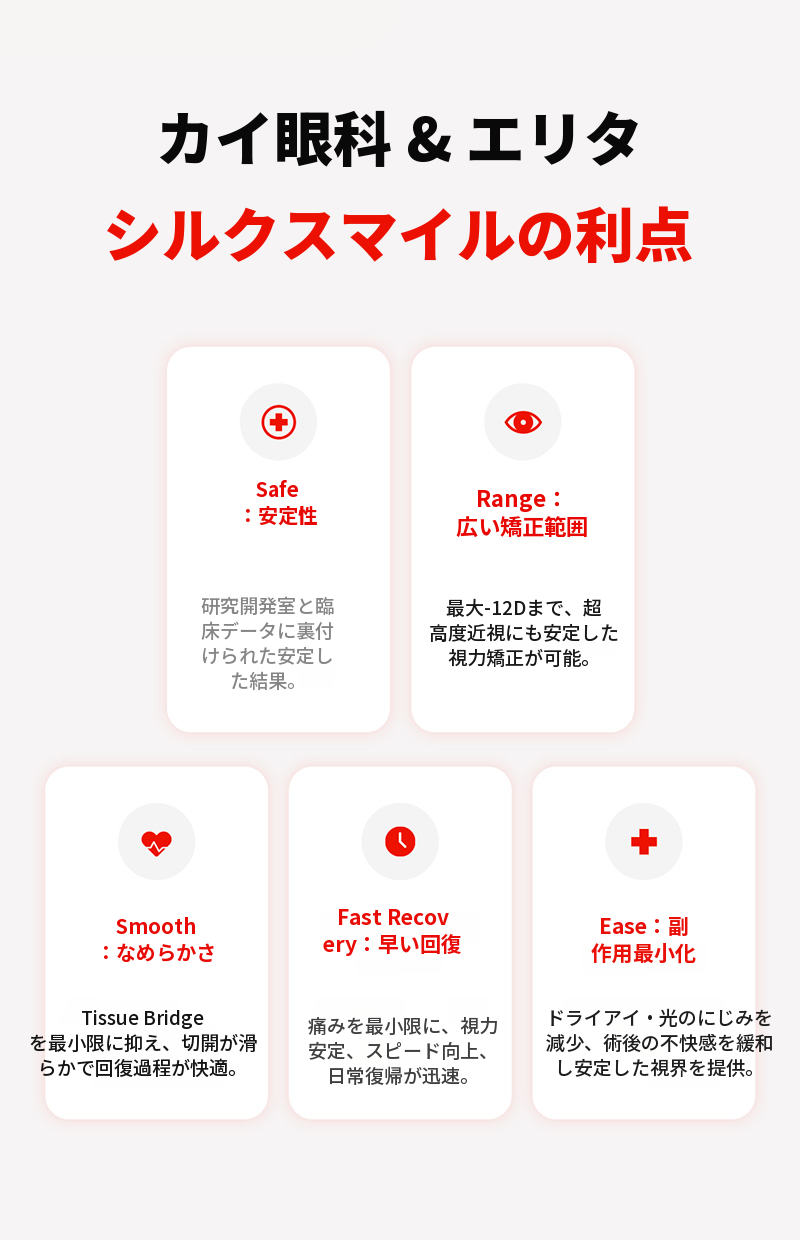 高度近視シルクスマイル特別割引イベント