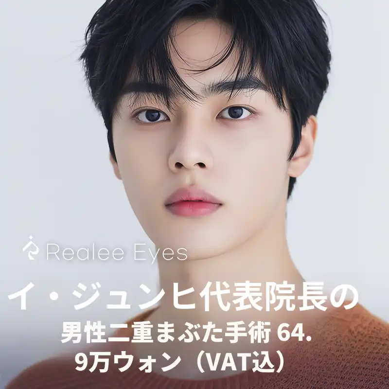 リアリー 李準熙代表院長の男性眼形成