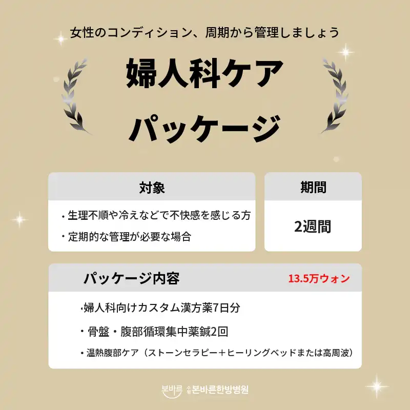 婦人科疾患パッケージ