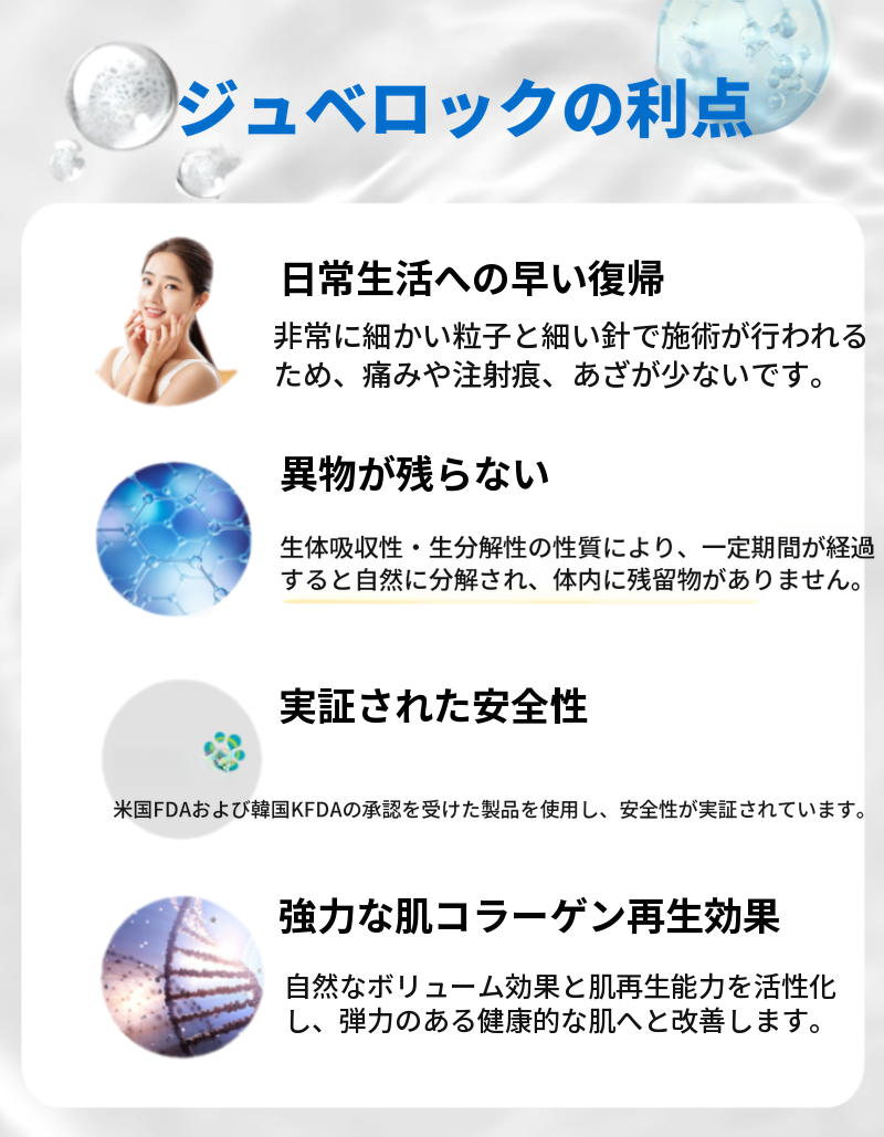 オルピチャジュベルック、ジュベルックボリューム、ジュベルックアイ