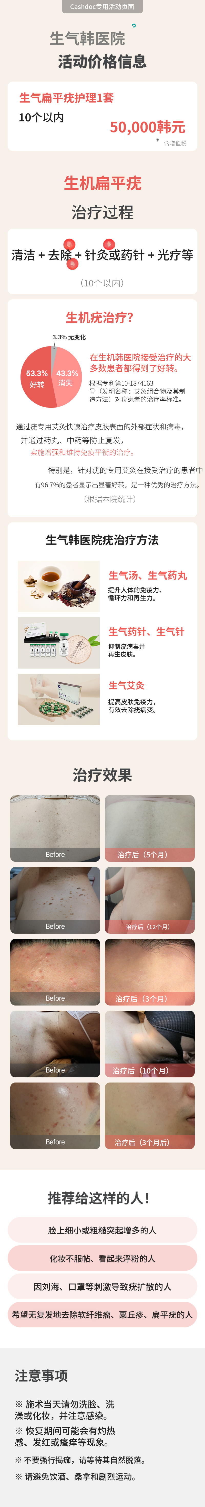 生气扁平疣护理1套