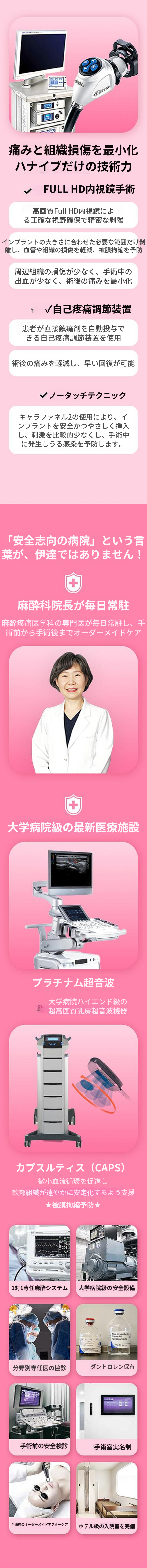 ハンナイブリアルカンタン胸形成 胸拡大