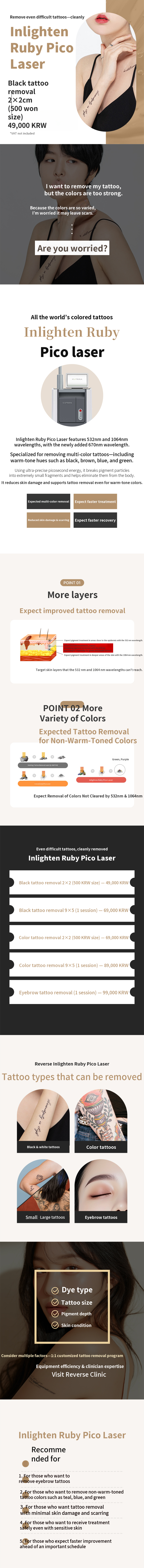 Bundang Black & Color Tattoo Removal Laser