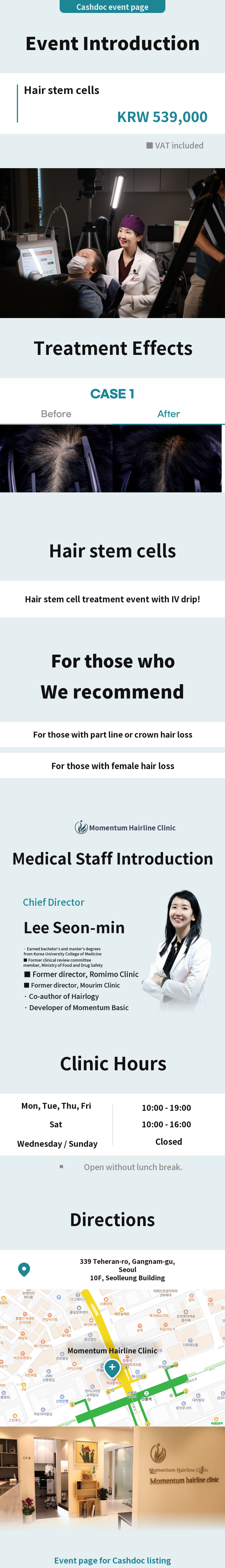 Hair Loss Stem Cell Treatment Event