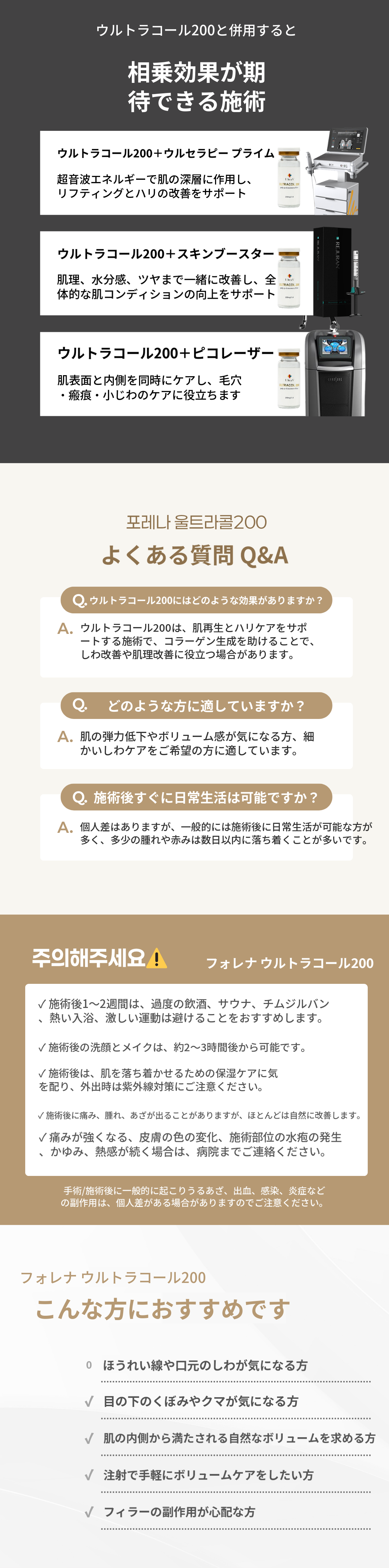 [弘大] 目の下のほうれい線ウルトラコール200