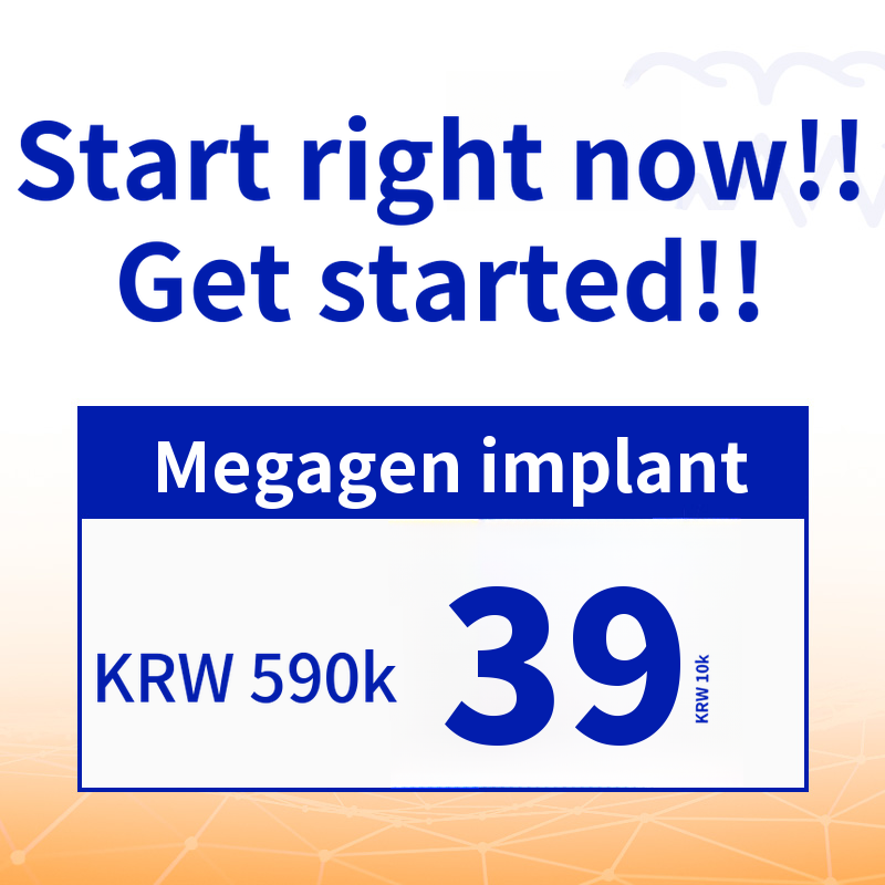 Gwangju Dental Implants: 590,000 won → 390,000 won