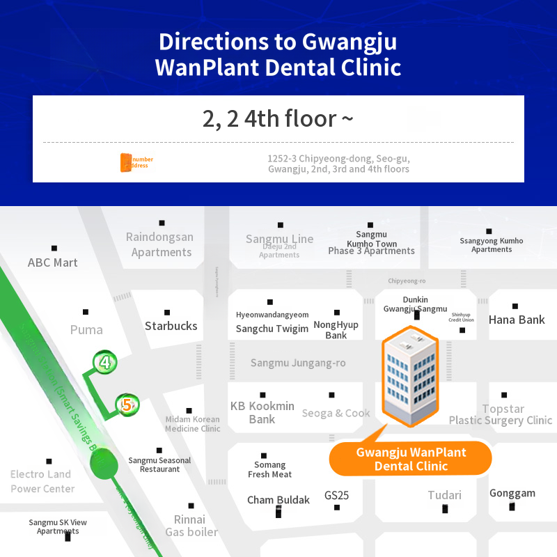 Gwangju Dental Implants: 590,000 won → 390,000 won