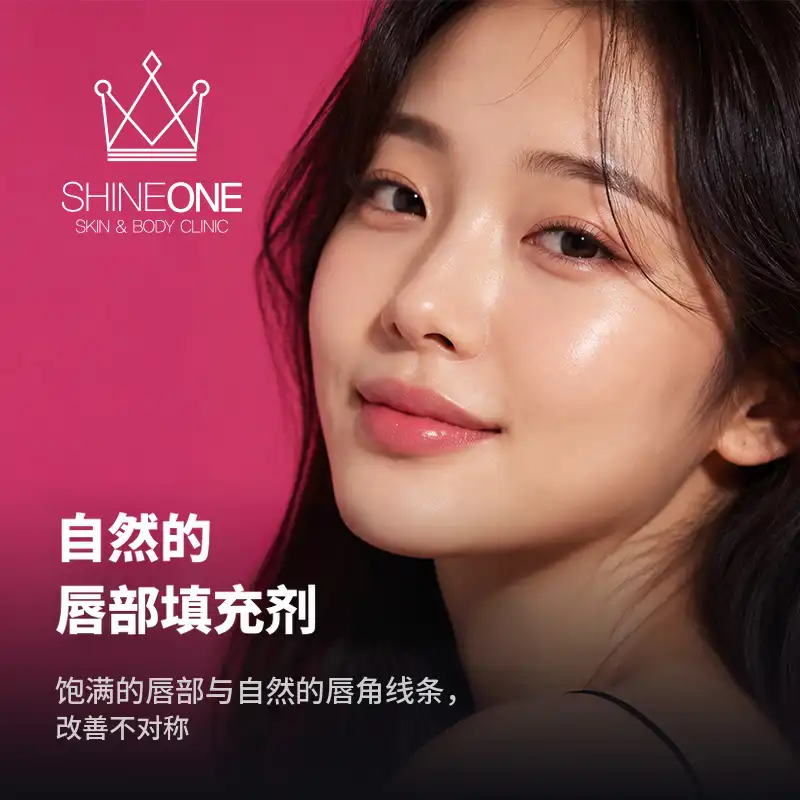 自然的唇部微笑线填充剂