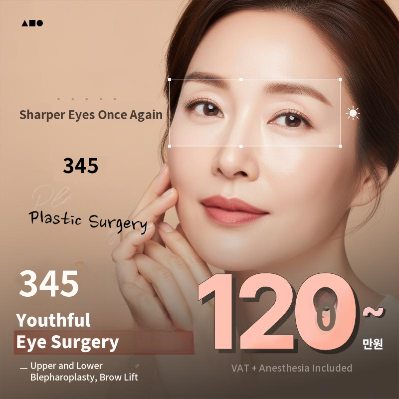 Three- to five-point eyelid surgery for mature eyes (upper and lower blepharoplasty)