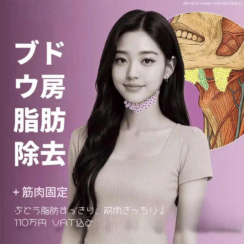 ダービービ整形外科医院 ダブルチン脂肪吸引+筋肉固定 施術画像