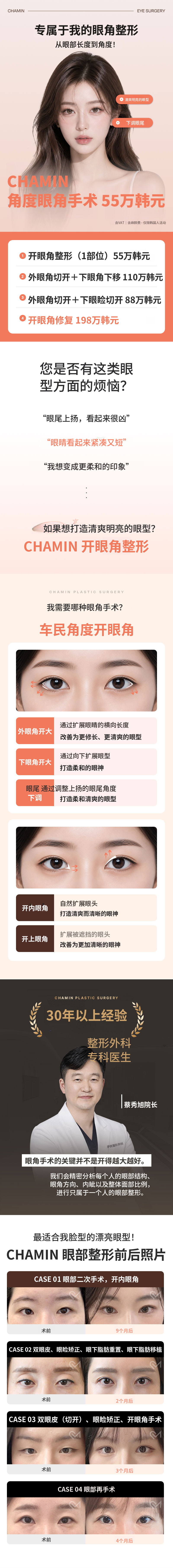 车敏角度睁眼术