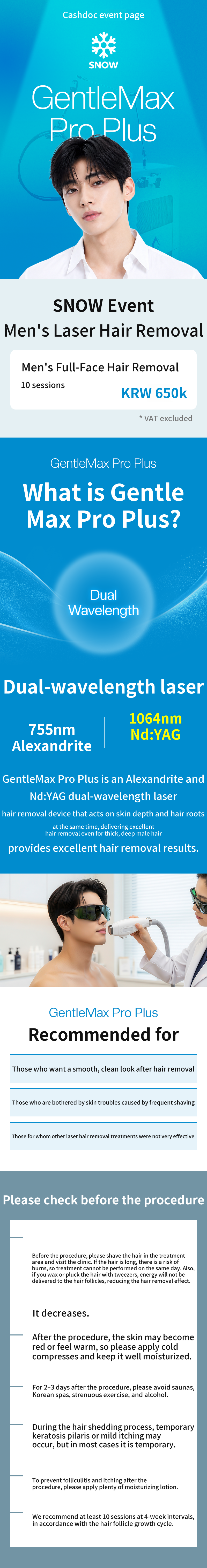 Male Full Face Hair Removal 10 Sessions