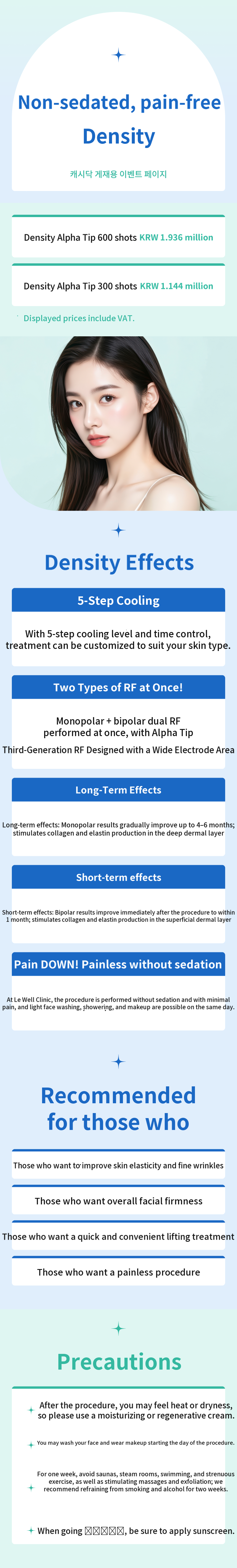 Non-sleep Pain-Free Density Alpha Tip