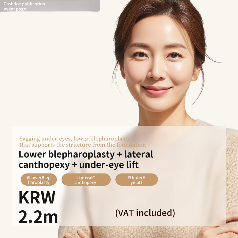 [New] Lower Eyelid Surgery + Lateral Canthopexy + Sub-Brow Lift