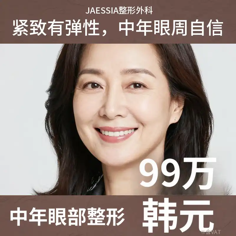 紧致年轻的眼周自信 中年眼部整形