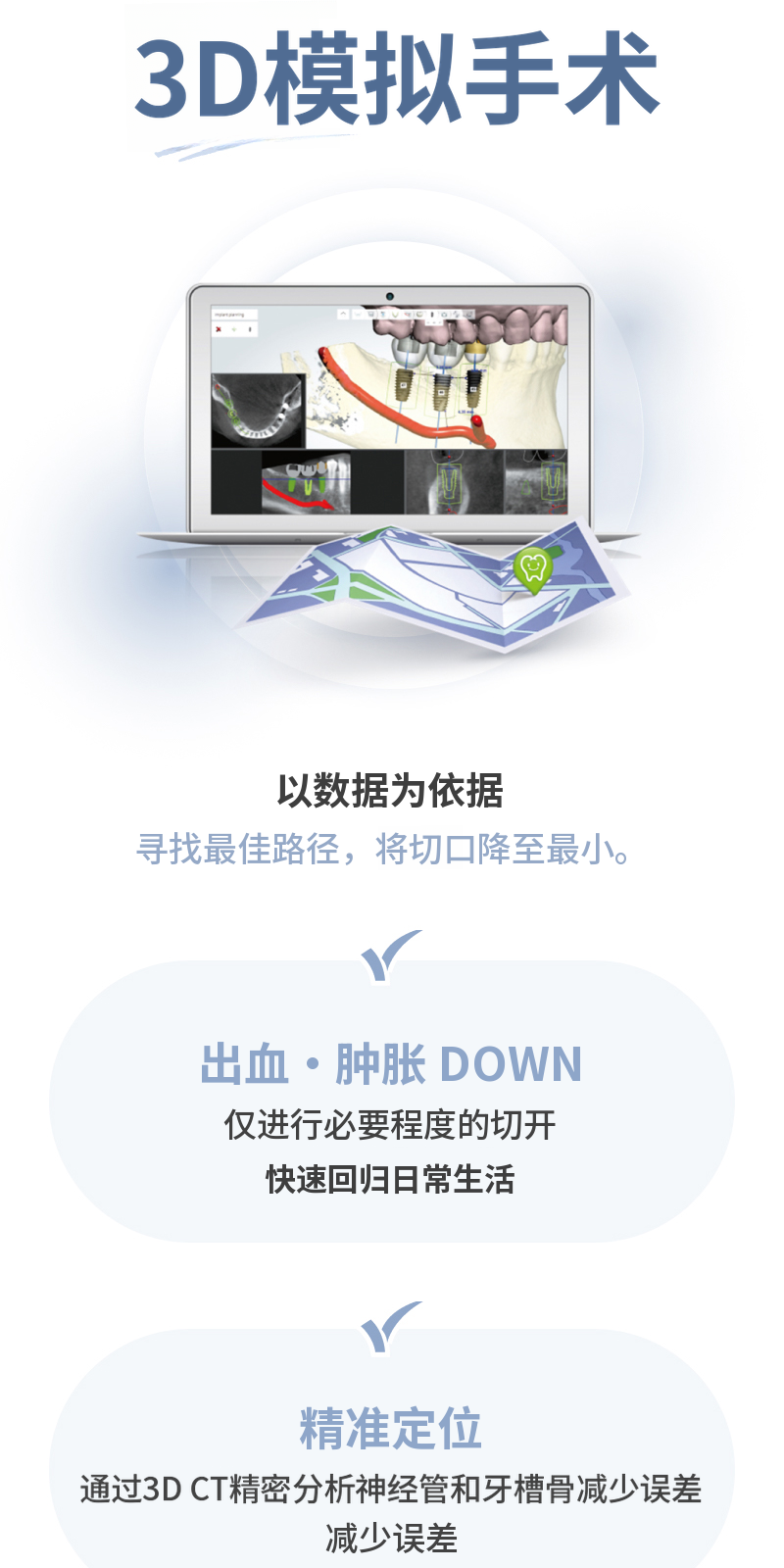 无切口种植牙，奥齿泰 BA