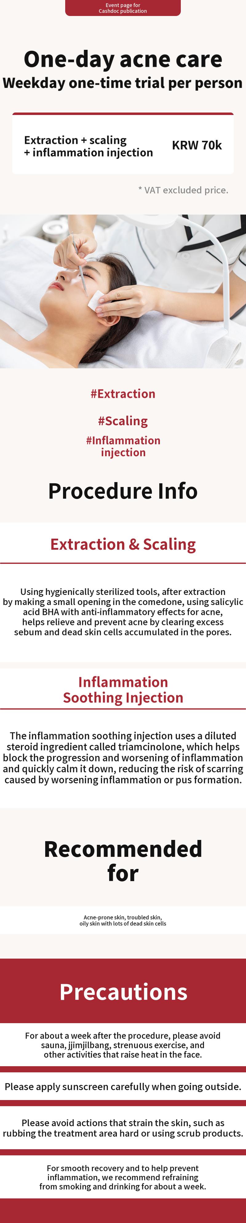 One-Day Acne Treatment Weekday Individual One-Time Experience